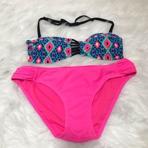 Rue Bleu by Rue 21 Swimsuit Bikini Set Women’s Size M
